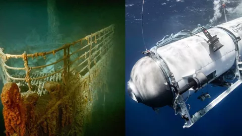 ¿Quiénes son los tripulantes desaparecidos en el submarino turístico del Titanic?
