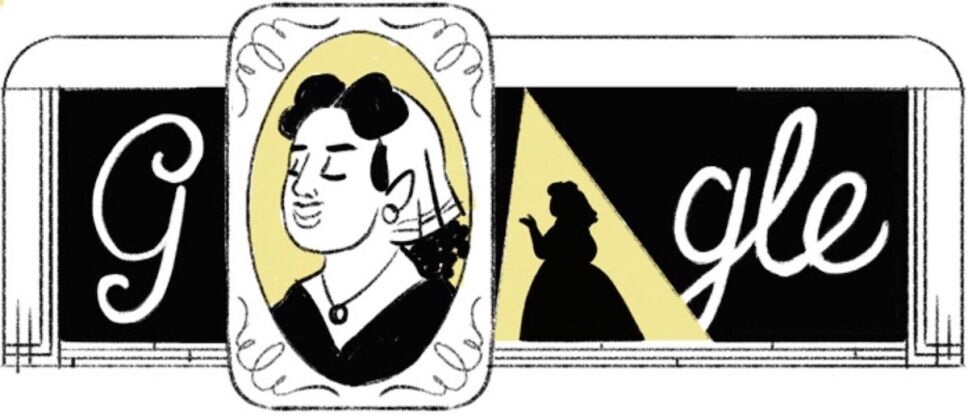boceto google doodle angela peralta