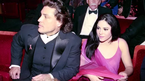 Shakira y Osvaldo Ríos en 1997