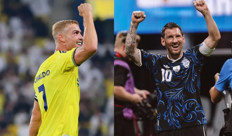 Cristiano Ronaldo y Lionel Messi juntos