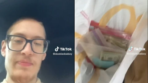 Le entregan dinero por error en pedido de McDonalds.