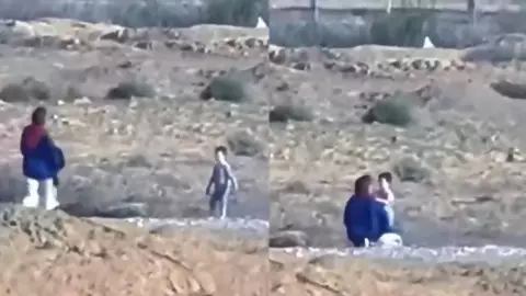VIDEO: Momento en que madre se reúne con sus hijos secuestrados por Hamas