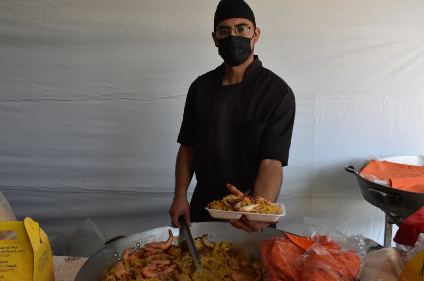 Ricos y deliciosos platillos tuvimos en el centro de acopio