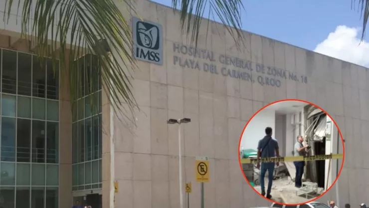 IMSS separa del cargo a funcionarios de mantenimiento tras la muerte de Aitana, que murió prensasa en un elevador del Hospital General de Zona No.18 en Playa del Carmen, Quintana Roo.