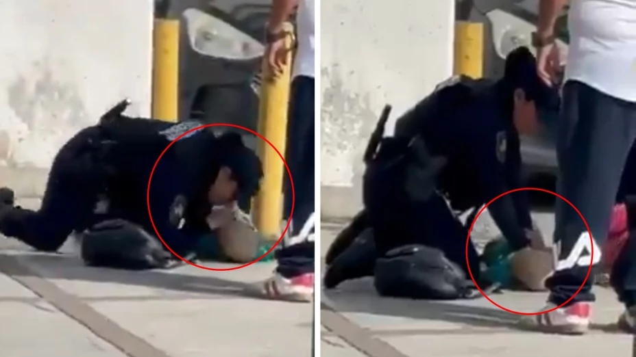 Elemento de seguridad salvó la vida de un bebé