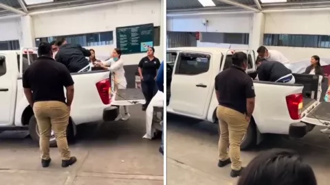 El parto ocurrió afuera del Hospital IMSS-Bienestar de Río Blanco antes de ingresar a urgencias