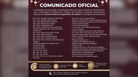 Suspenden clases en 42 escuelas de Hidalgo por incendio en fabrica en Tapeapulco