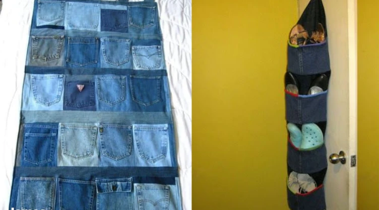 zapatera con ropa vieja