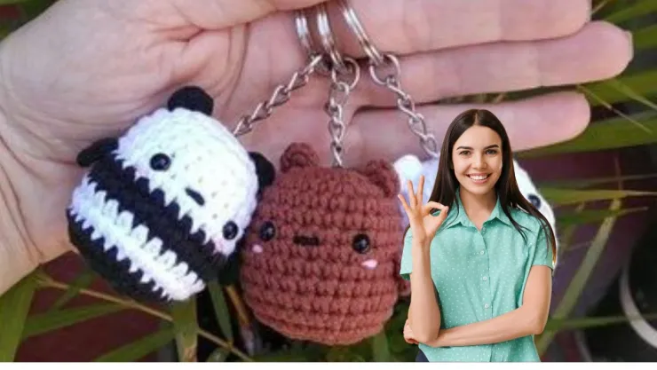 Paso a paso: cómo hacer llaveros de animales al crochet, perfectos para decorar tu mochila