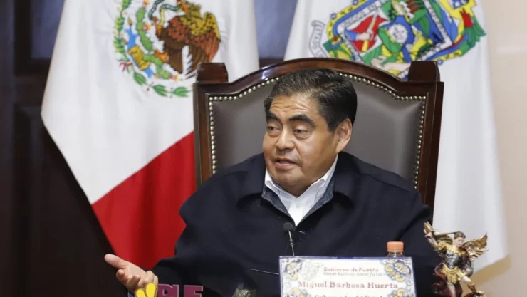 Miguel Barbosa, gobernador de Puebla