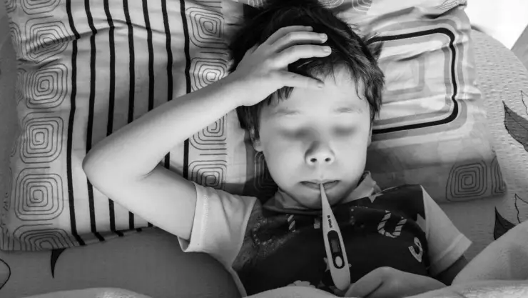 Enfermedad respiratoria en niños.