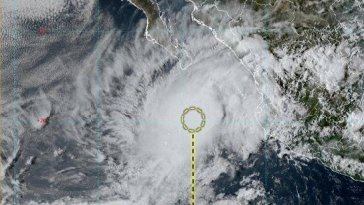 Se prevé que la tormenta tropical “Ileana” toque tierra durante la tarde-noche del viernes sobre San José del Cabo.