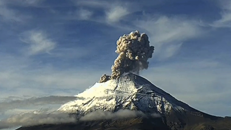 volcán popocatépetl nevado hoy 30 junio 2024