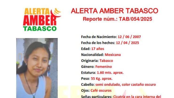 Alerta amber: Maria Rosa Jimenez Aguilar