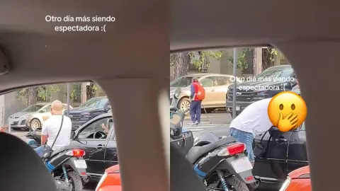 ¿3 metros sobre el cielo versión México? Joven coquetea con una chica y terminan besándose apasionadamente