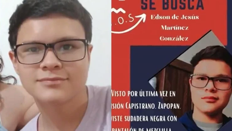 Buscan a Edson Martínez