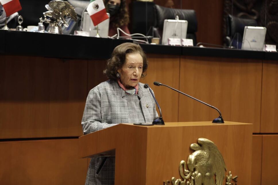 Senado avala entregar Medalla Belisario Domínguez a Ifigenia Martínez