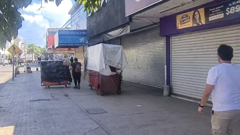 Comercios cerrados en Culiacán