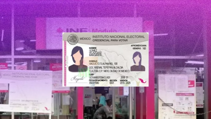 Nueva credencial del INE.