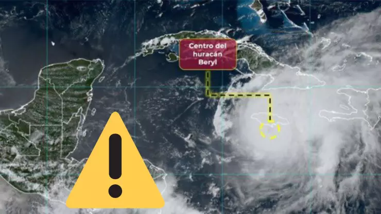 ACTUALIZACIÓN: Dónde IMPACTARÁ el huracán Beryl en Quintana Roo; permanece como categoría 4