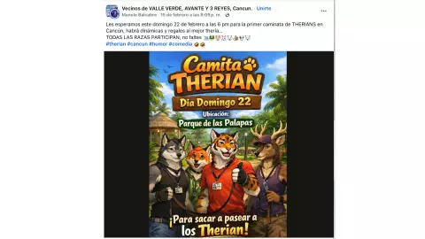 ¡Están aquí! Convocan la primera caminata de Therians en Cancún; esto debes saber