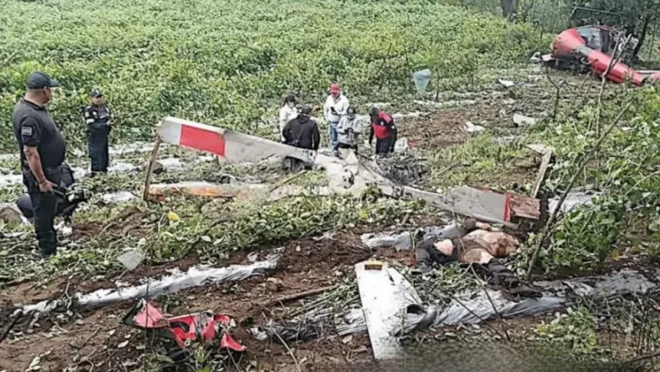 Desplome de helicóptero en límites del Estado de México y Morelos: primeras investigaciones