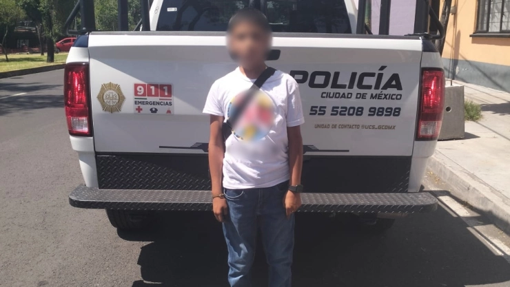 Menor de 12 años estaba desaparecido en CDMX.