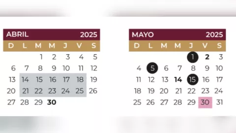 Calendario escolar 2025