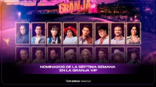 Tensión, reclamos y alianzas: Así quedó la lista de nominados de la séptima semana en La Granja VIP