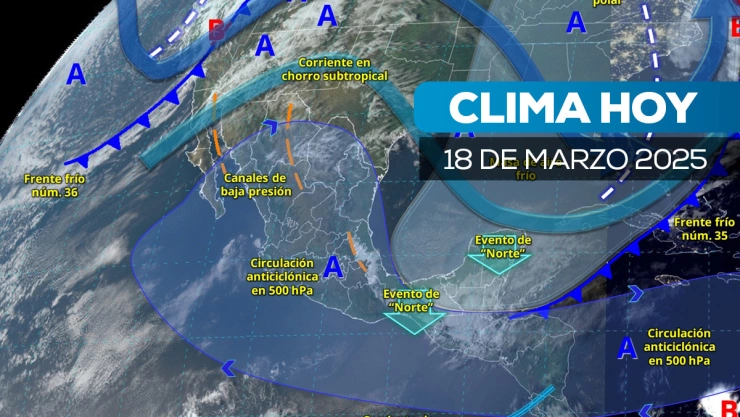 ¡Habrá fuertes vientos! Así será el clima hoy 18 de marzo en México