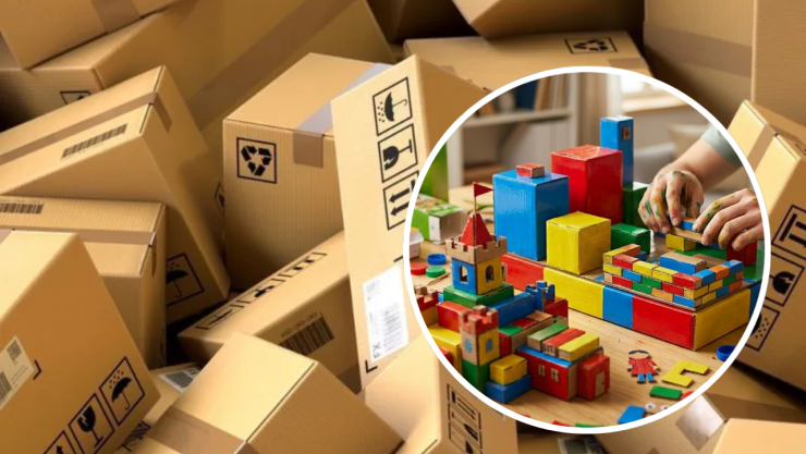 Manualidades en casa: cómo hacer construcciones estilo LEGO con cajas vacías que te sobran