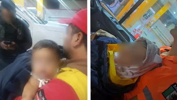 Bebe abandonada en Cuerámaro, Guanajuato