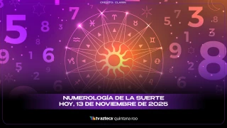 Numerología de la suerte hoy 13 de noviembre de 2025: descubre tu número y energía del día