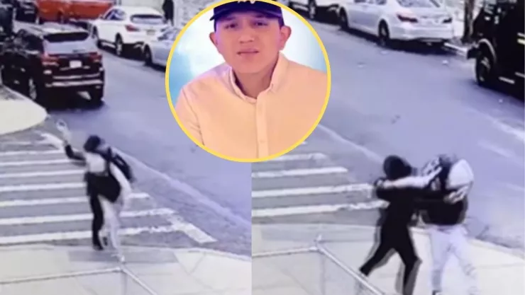 Joven apuñalado en la calle