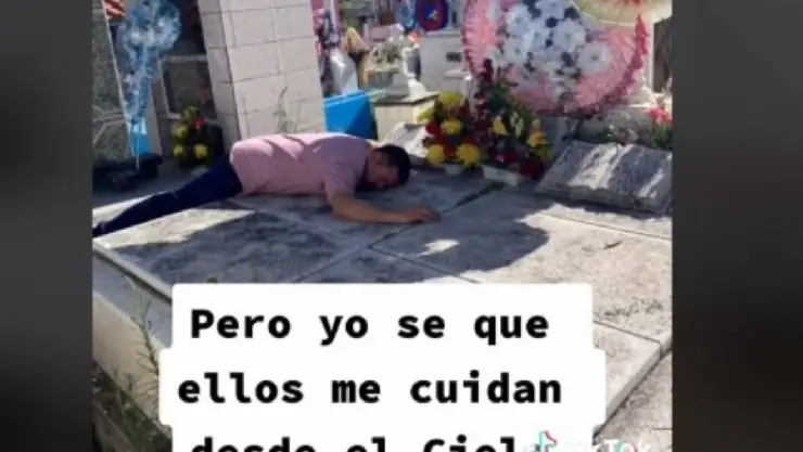 Migrante vuelve a México y se entera que sus abuelos fallecieron