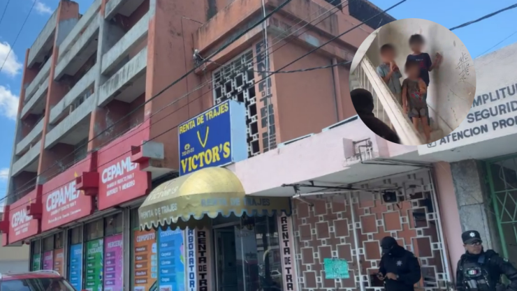 Rescatan a niños en abandono en Tamaulipas