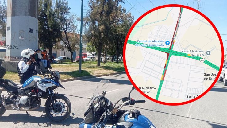 Cierre bulevar Hermanos Aldama León