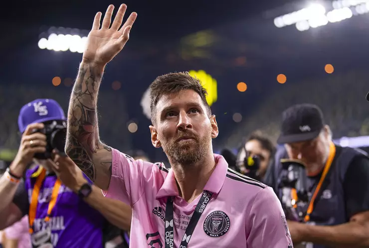 Messi con el Inter Miami