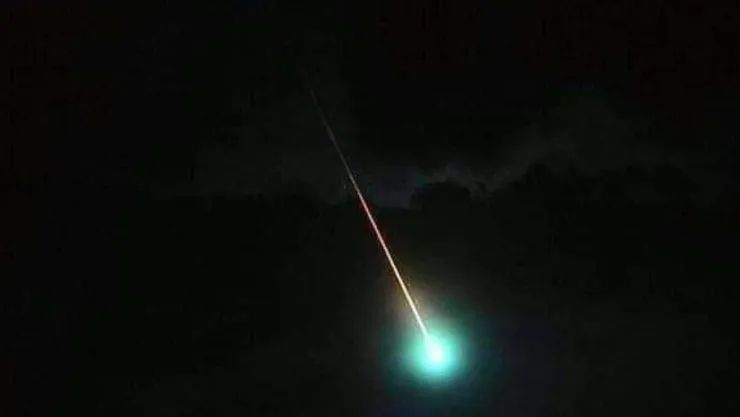 Meteorito en Nuevo León abril de 2023