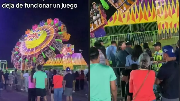 Falla en juego mecánico en Chihuahua