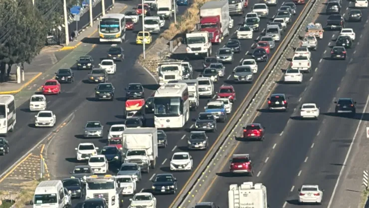 Tráfico Querétaro hoy miércoles 27 de noviembre 2024, autopista México-Querétaro