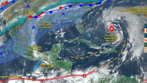 frente frío al norte del país