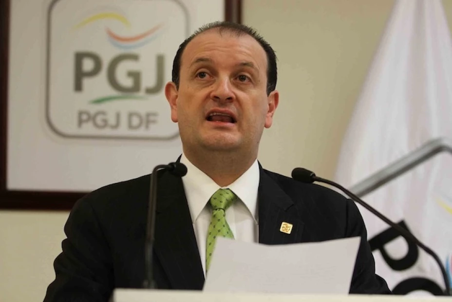 El titular de la Procuraduría General de Justicia del Distrito Federal (PGJDF), Rodolfo Ríos Garza
