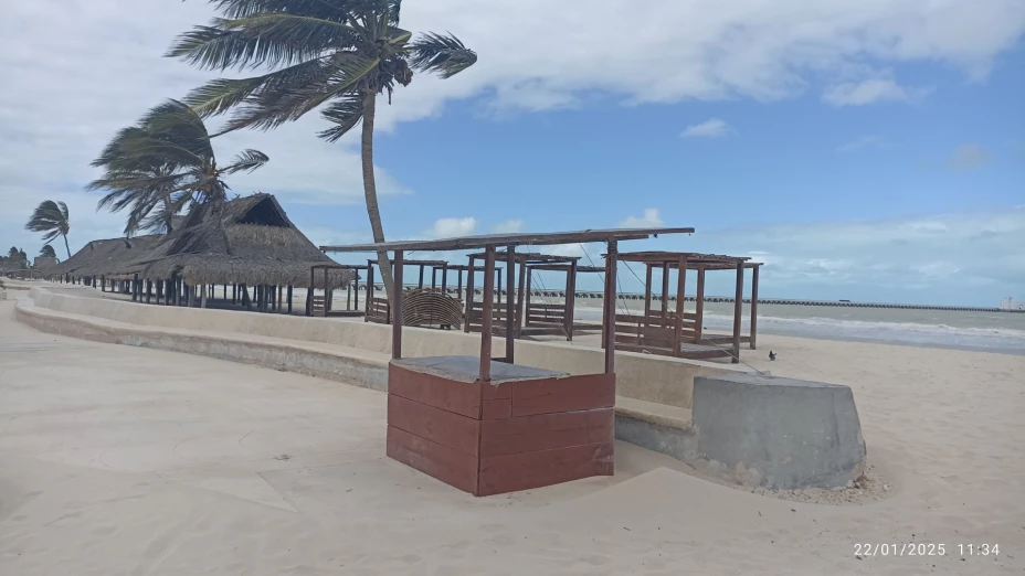 Progreso AFECTADO por el Frente Frío No. 24; reportan BAJA AFLUENCIA de turistas en la costa
