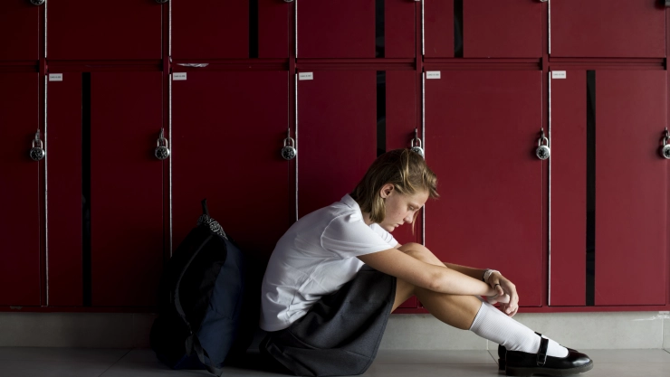 Young student torturing of school bullying