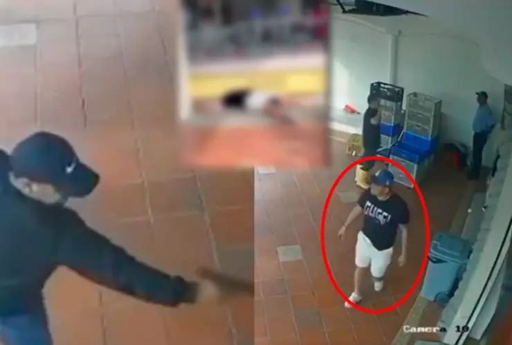 VIDEO | Cámara de seguridad capta ASESINATO armado del futbolista del Barcelona, Mario Pineida