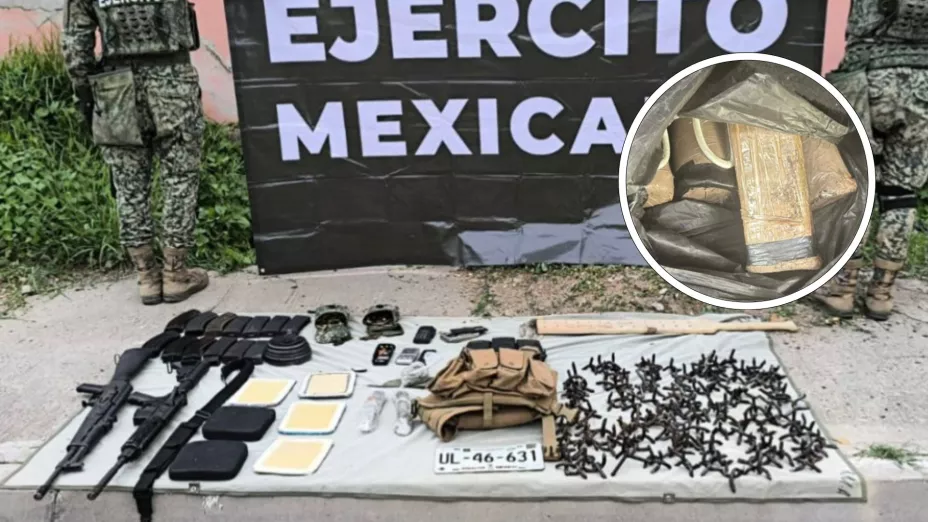 Aseguran camioneta con armamento en la colonia Libertad, Culiacán