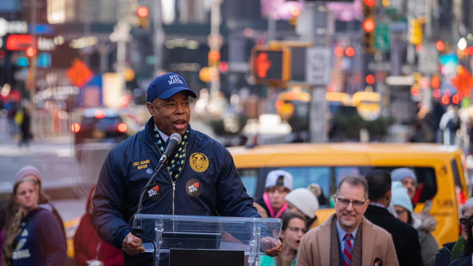 El alcalde de Nueva York, Eric Adams