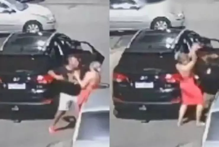 Hombre asesina a su esposa en las calles de Brasil a plena luz del día; cámara de seguridad graba el momento