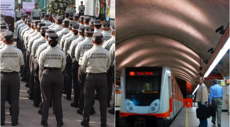 Sheinbaum pide presencia de Guardia Nacional en Metro CDMX